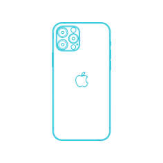 Digital Apple Iphones Apple Iphone 12 Pro Cad Style Svg Vector, Free Vectors File